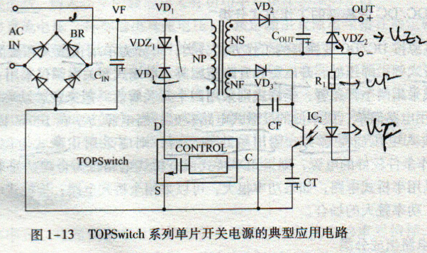單片開(kāi)關(guān)電源的基本原理