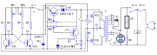 場(chǎng)效應(yīng)管逆變電路
