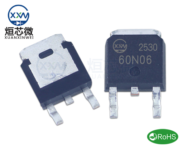 60N06場效應(yīng)管參數(shù),60N06 60A 60V TO-252 引腳 代換