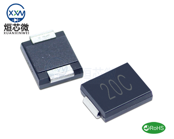 1.5SMC20CA參數(shù),TVS二極管1.5SMC20CA瞬態(tài)抑制二極管