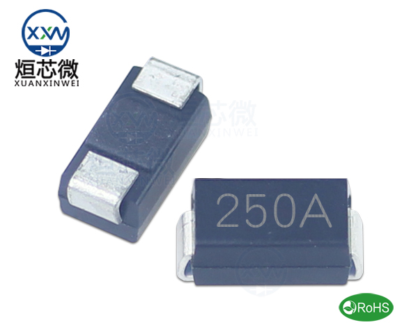 P4SMA250A參數,TVS二極管P4SMA250A瞬態(變)抑制二極管